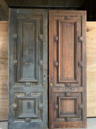 Pair of Panel Chateau Doors (579-23)