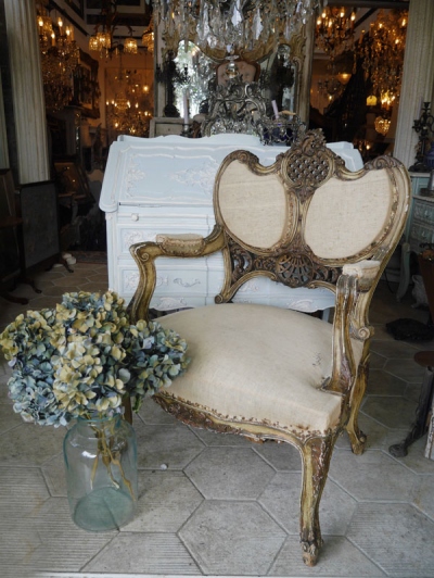 French Arm Chair (032-21)