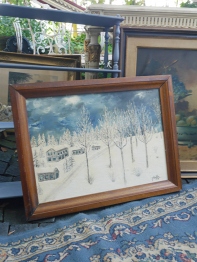 Antique Oil Painting (SK598)